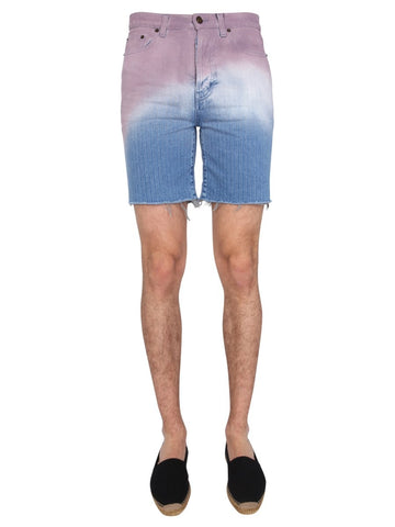 Saint Laurent - DEGRADED PRINT BERMUDA degraded-print-bermuda