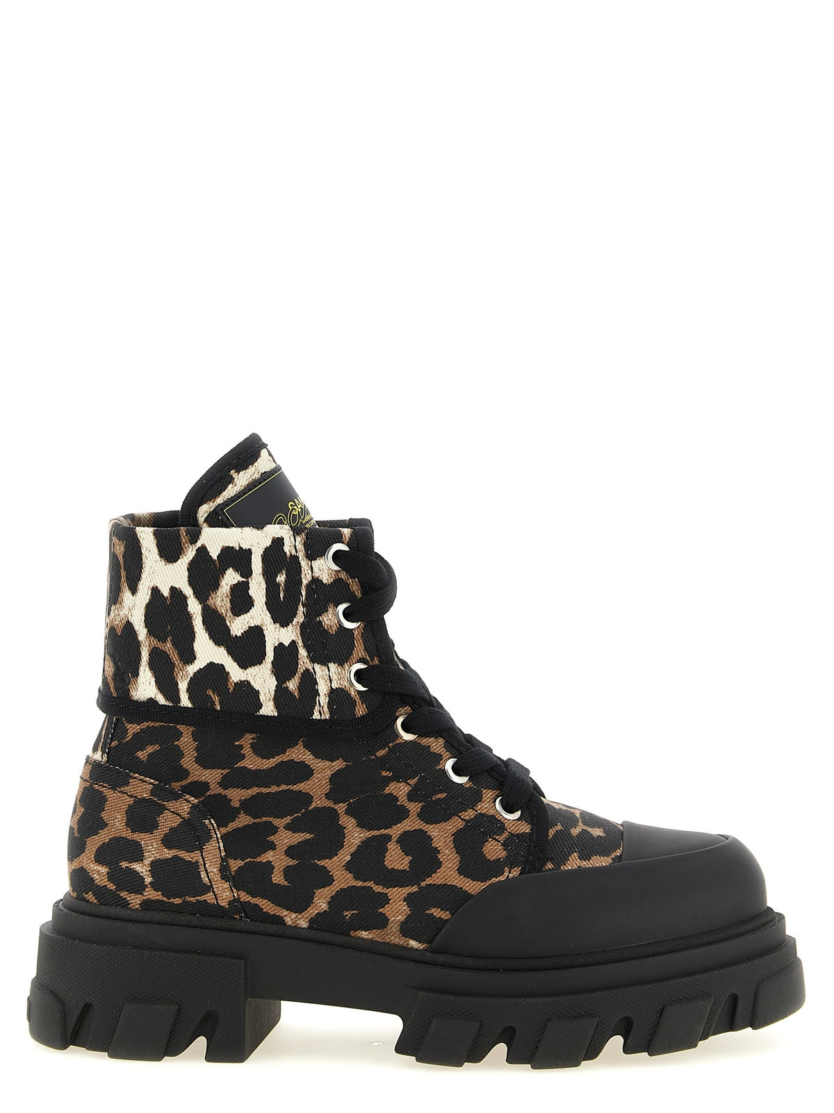 Denim ankle boots