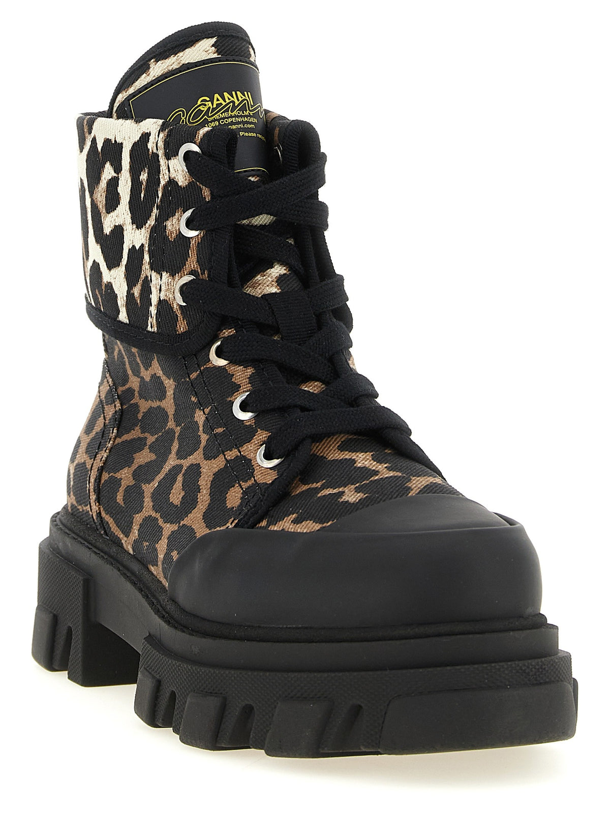 GANNI - Denim ankle boots