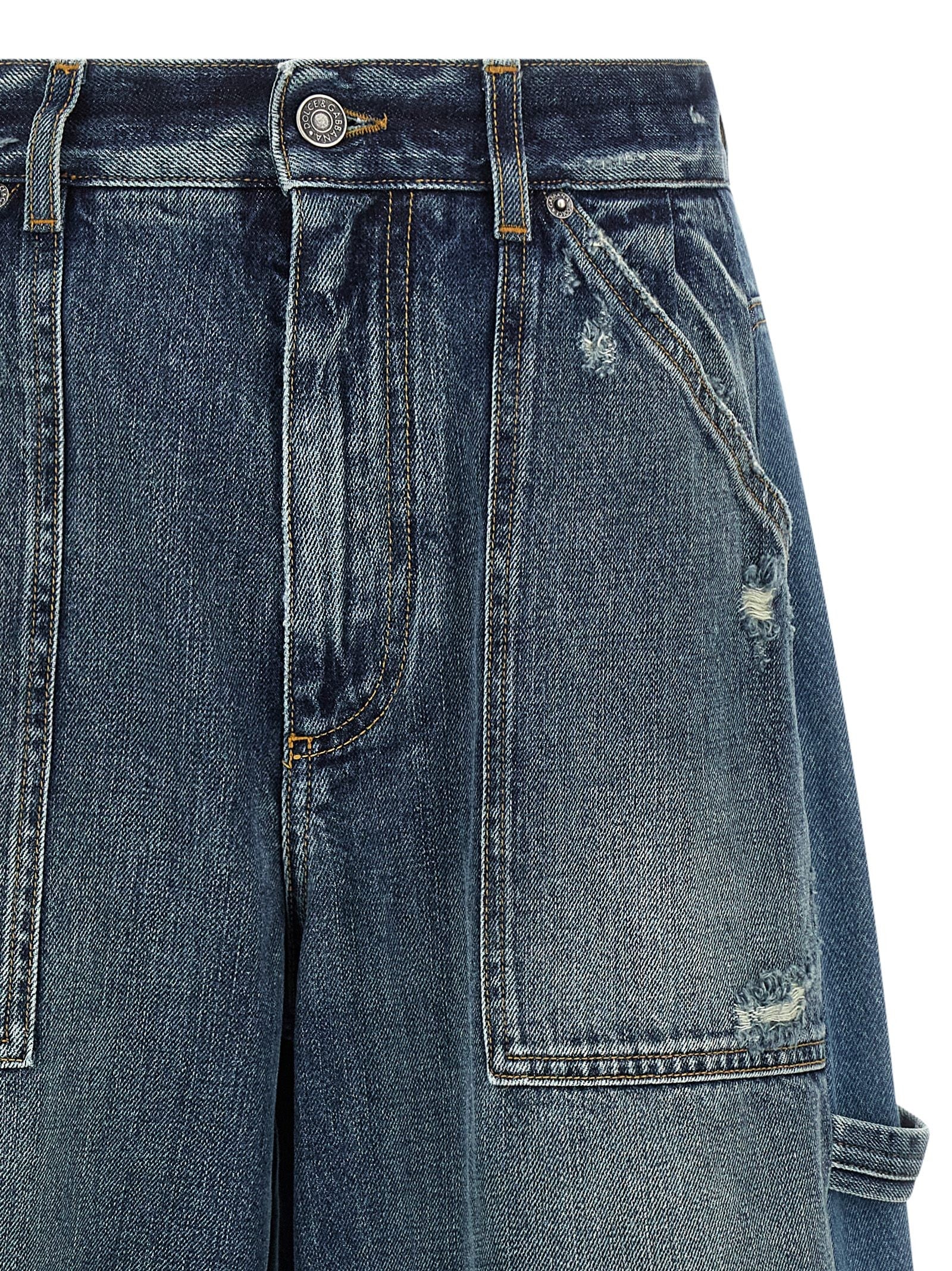 Dolce & Gabbana - Denim bermuda shorts
