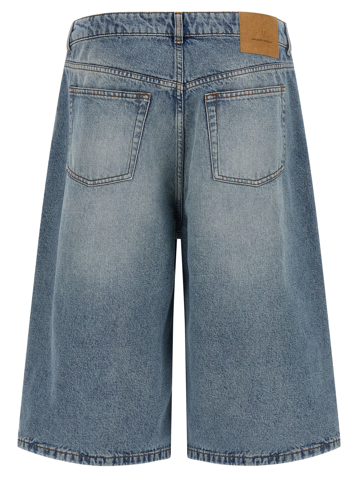 AMI PARIS - Denim bermuda shorts
