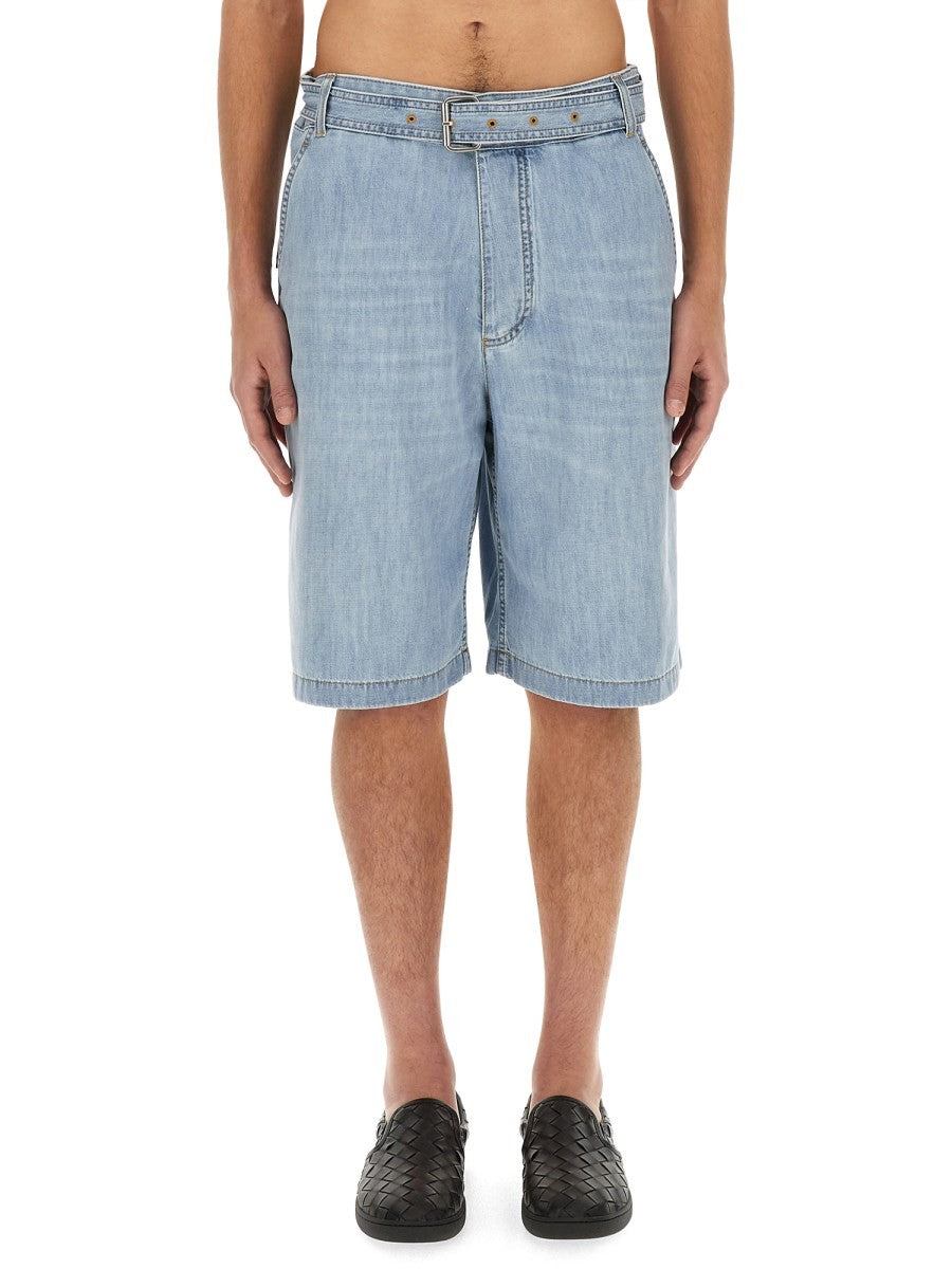 DENIM BERMUDA SHORTS