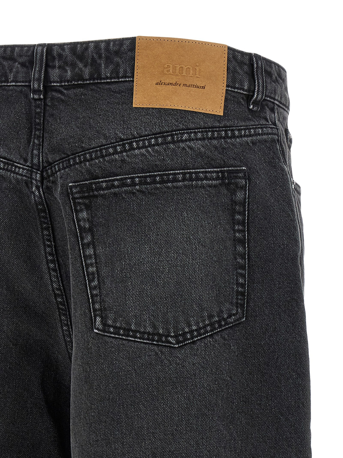 AMI PARIS - Denim bermuda shorts