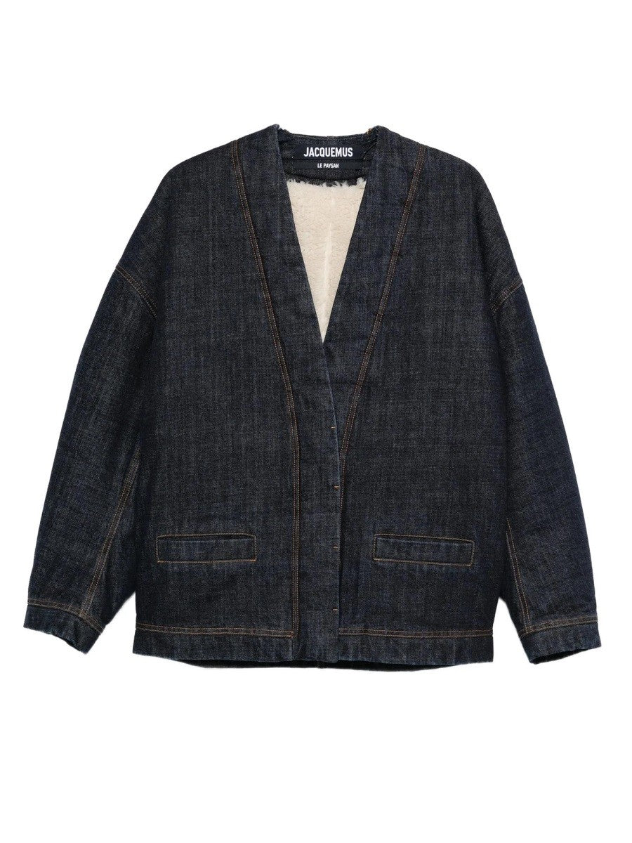 DENIM CARDIGAN "DE-NIMES"