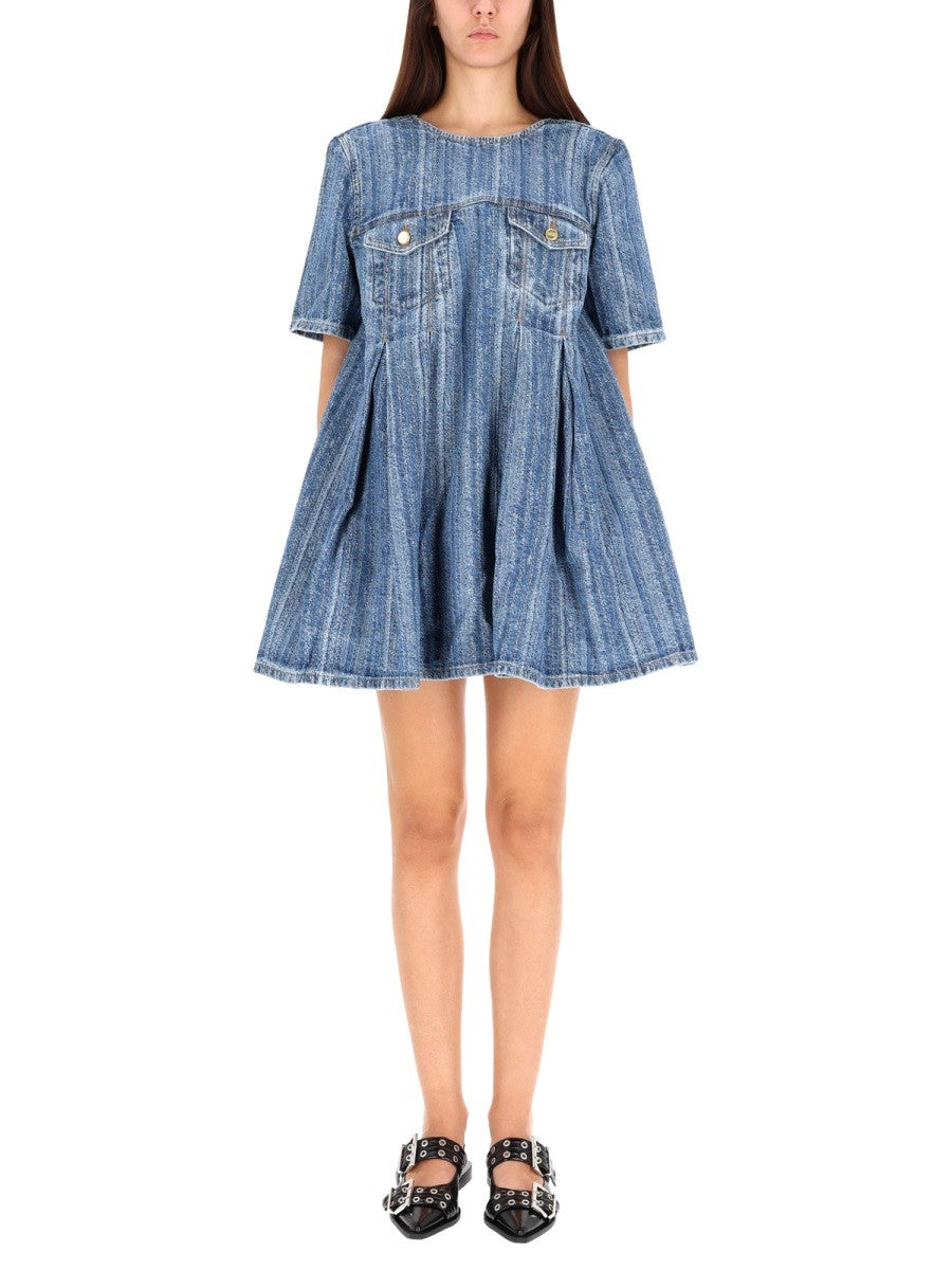 GANNI - DENIM DRESS denim-dress