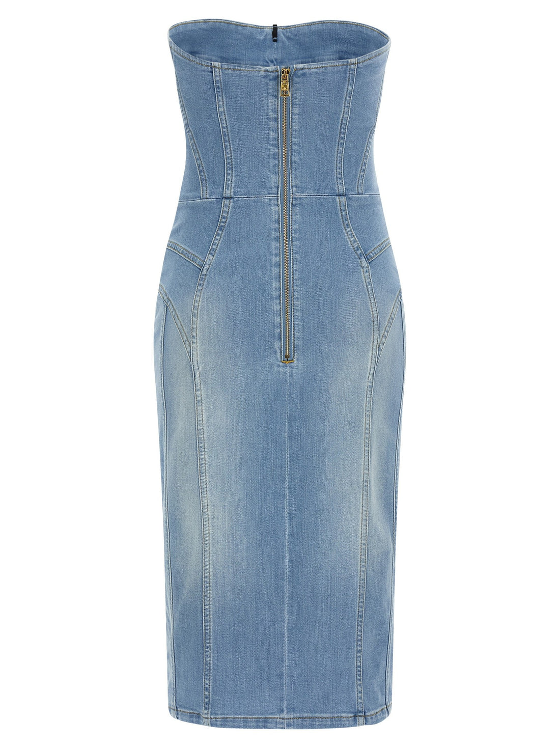Elisabetta Franchi - Denim dress Light Blue