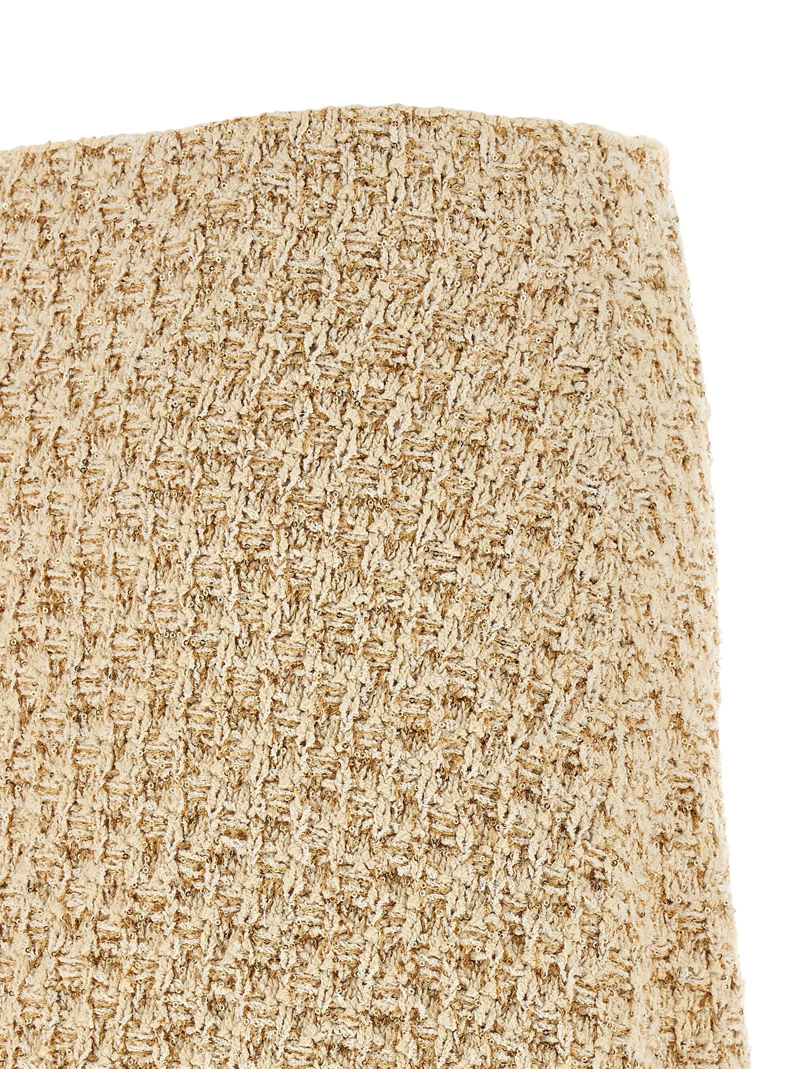 Fabiana Filippi - Denim-effect tweed skirt denim-effect-tweed-skirt