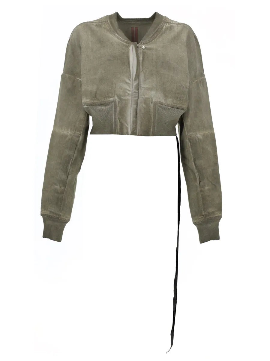 RICK OWENS DRKSHDW RICK OWENS DRKSHDW - DENIM "FLIGHT" BOMBER JACKET