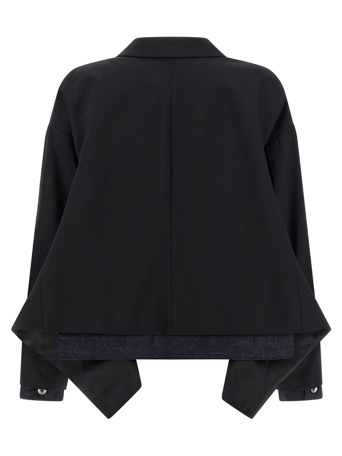 SACAI - Denim insert blazer