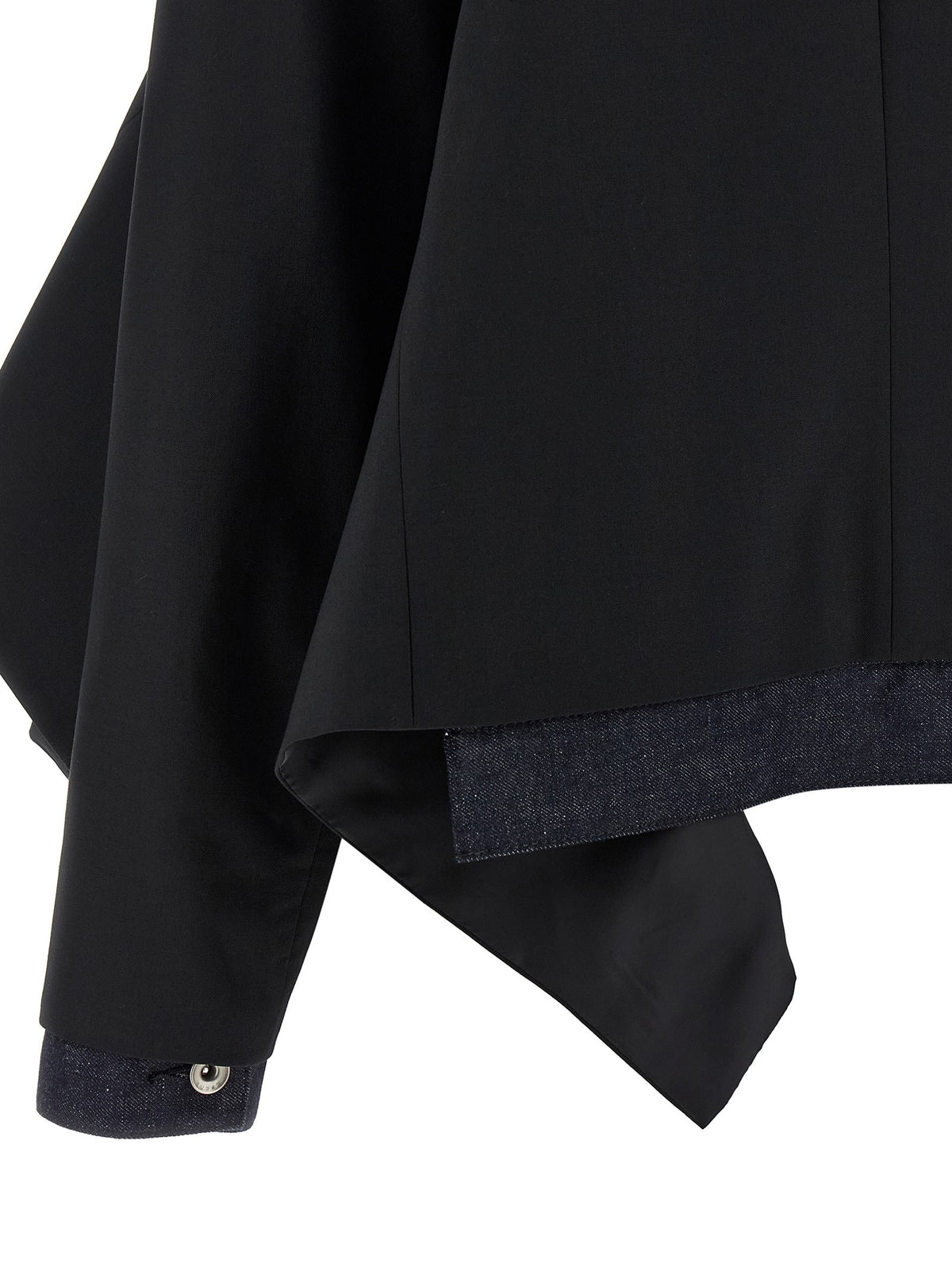 SACAI - Denim insert blazer