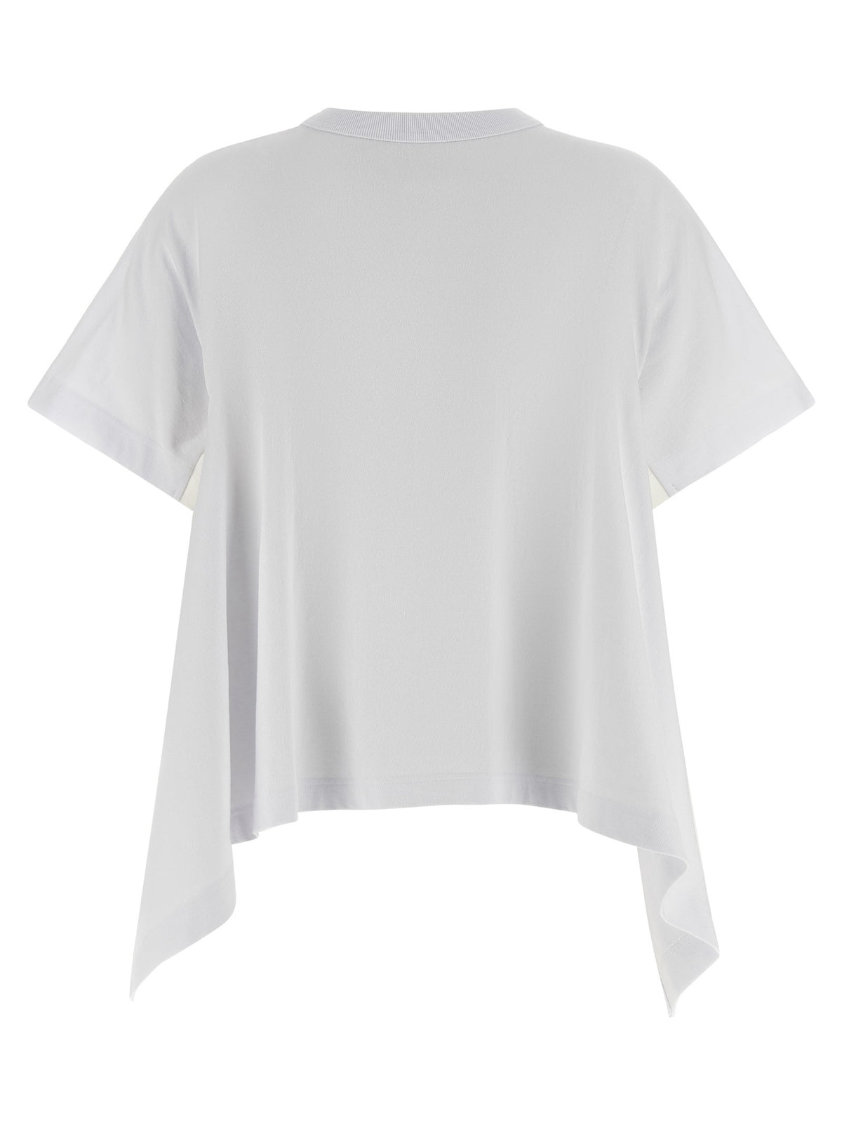 SACAI - Denim insert t-shirt