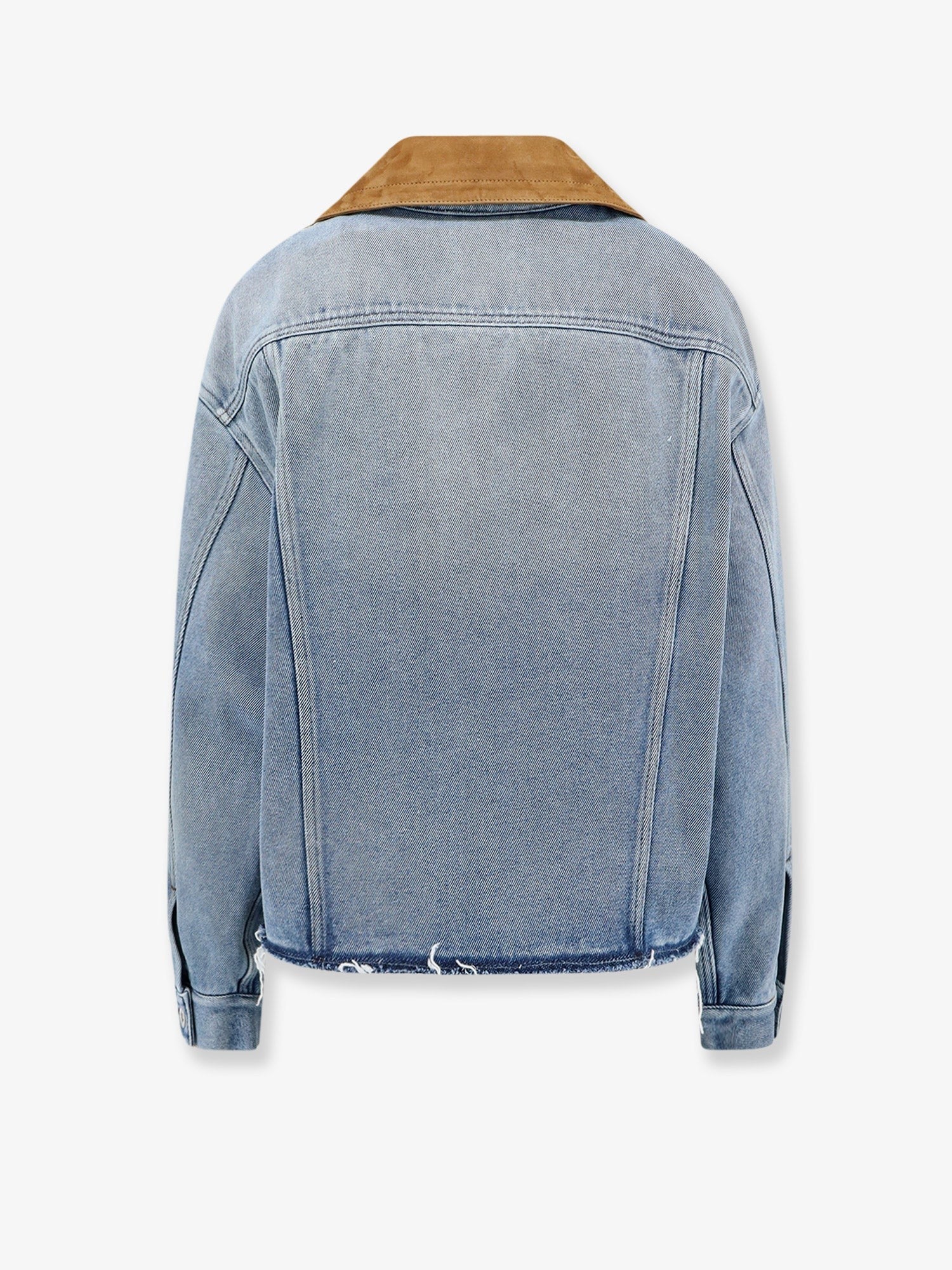 Miu Miu Miu Miu - Denim Jacket with suede detail