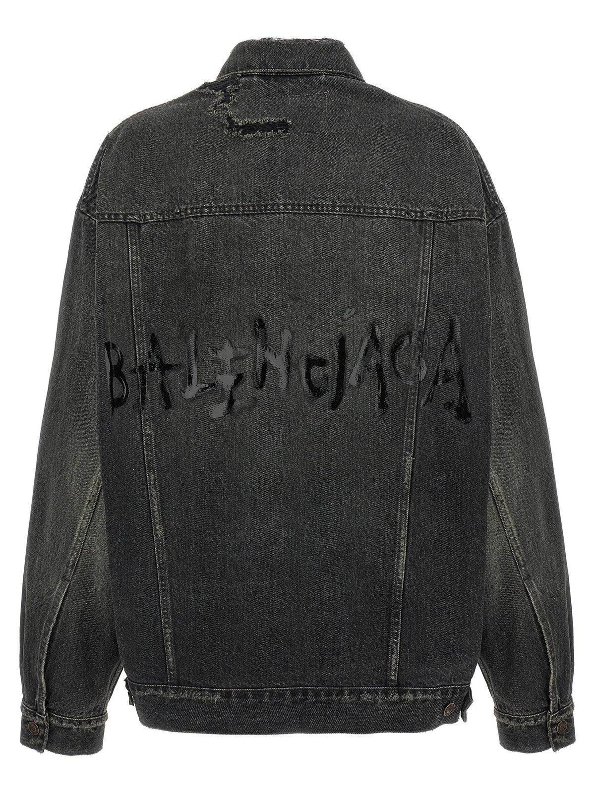 Balenciaga - Denim jacket with used effect