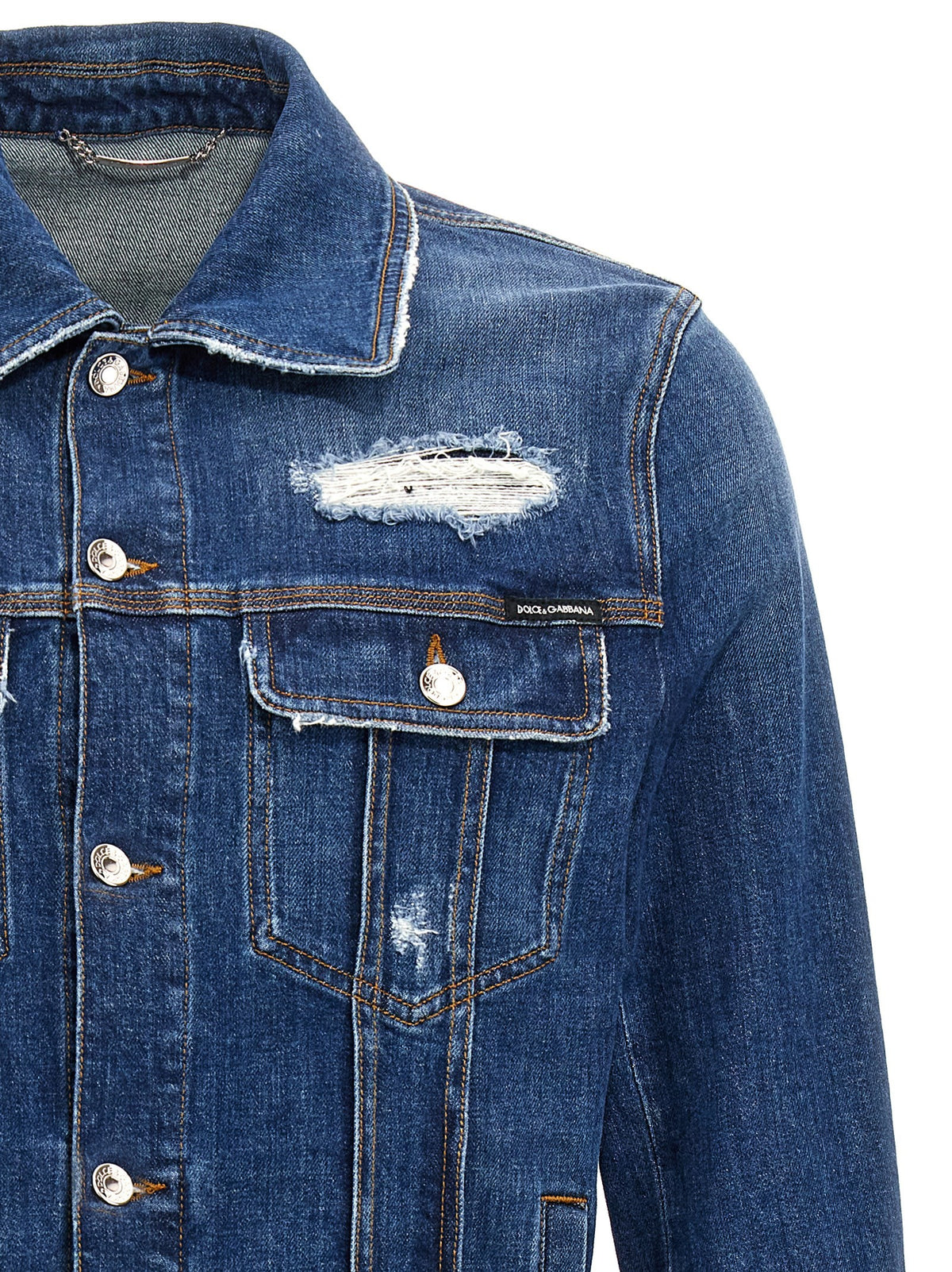 Dolce & Gabbana - Denim jacket with used effect