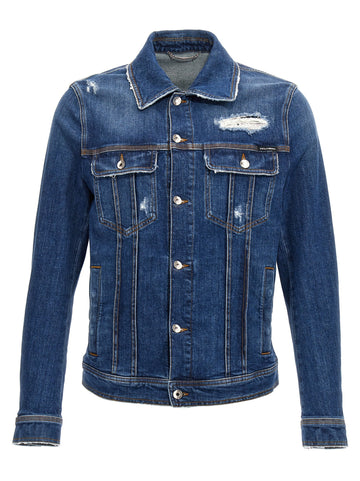 Dolce & Gabbana - Denim jacket with used effect