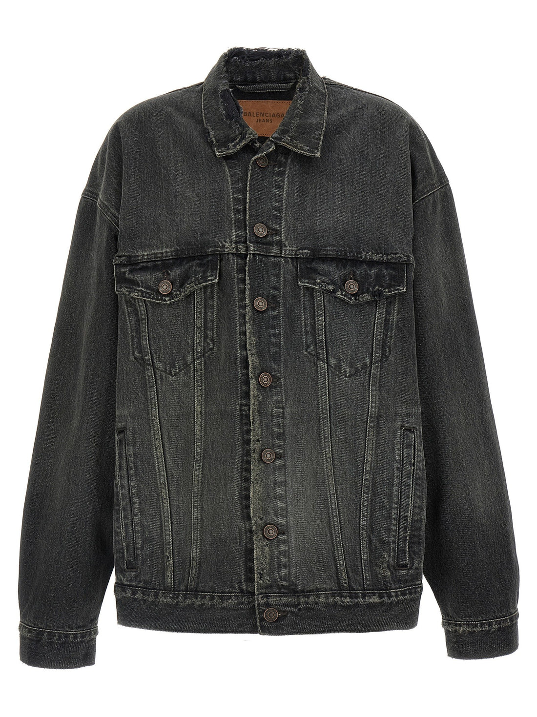 Balenciaga - Denim jacket with used effect denim-jacket-with-used-effect_63fe270f-3b48-41d9-9cf3-50cdd8a4802c