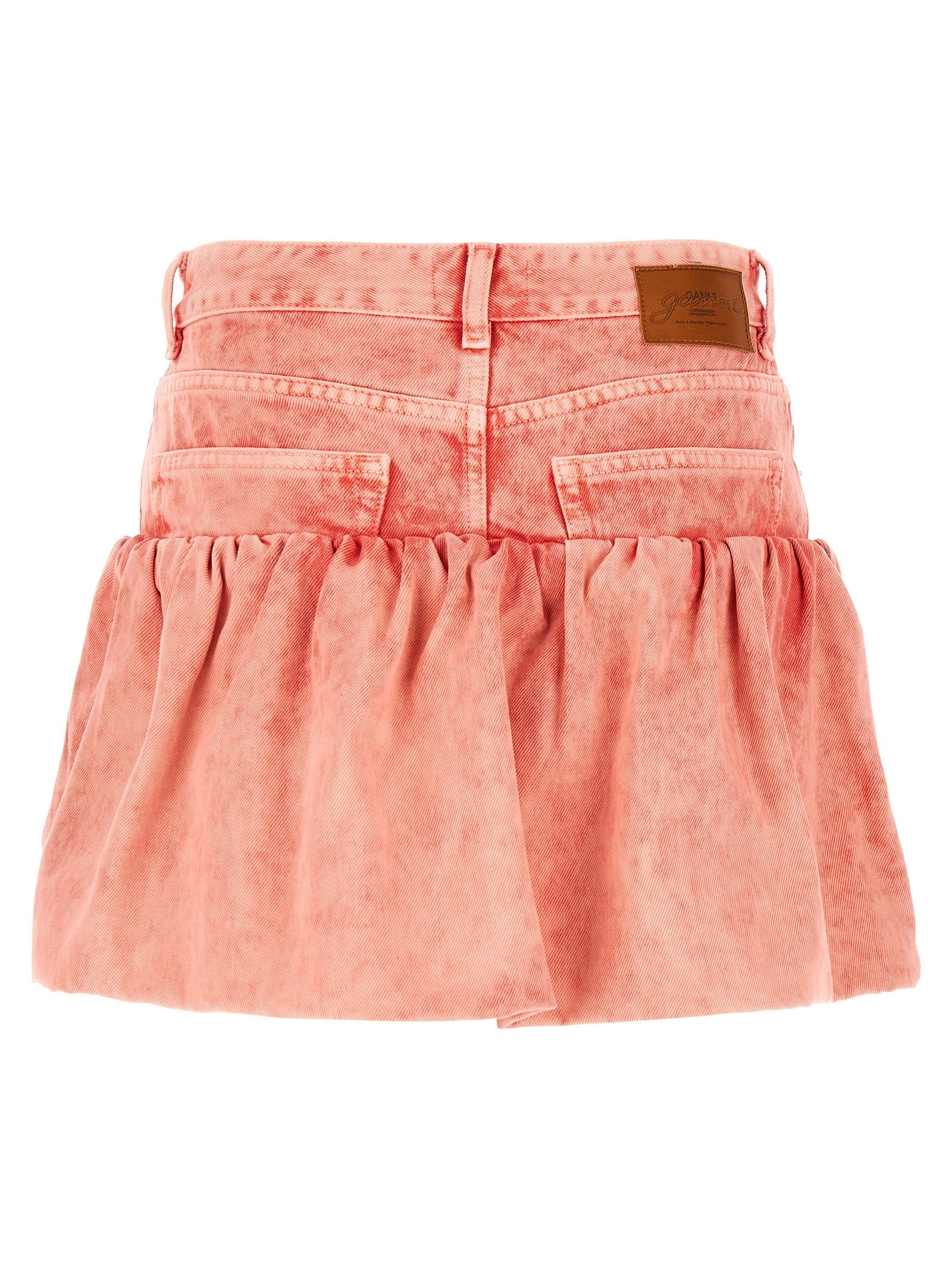 GANNI - Denim jeans skirt denim-jeans-skirt