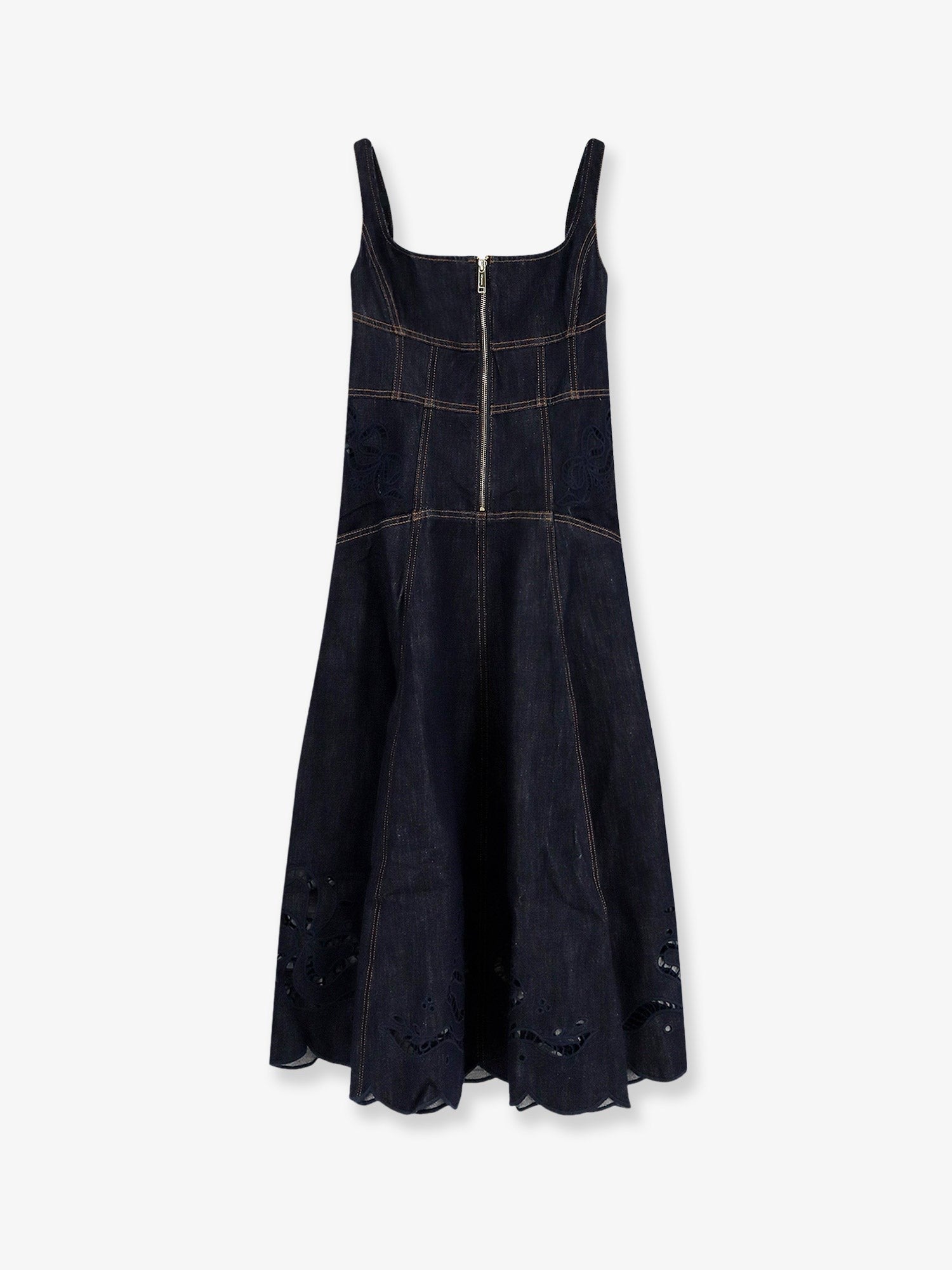 SELF PORTRAIT SELF PORTRAIT - Denim Midi Dress