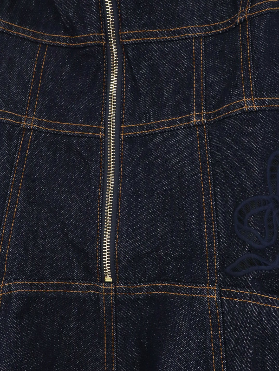 SELF PORTRAIT SELF PORTRAIT - Denim Midi Dress