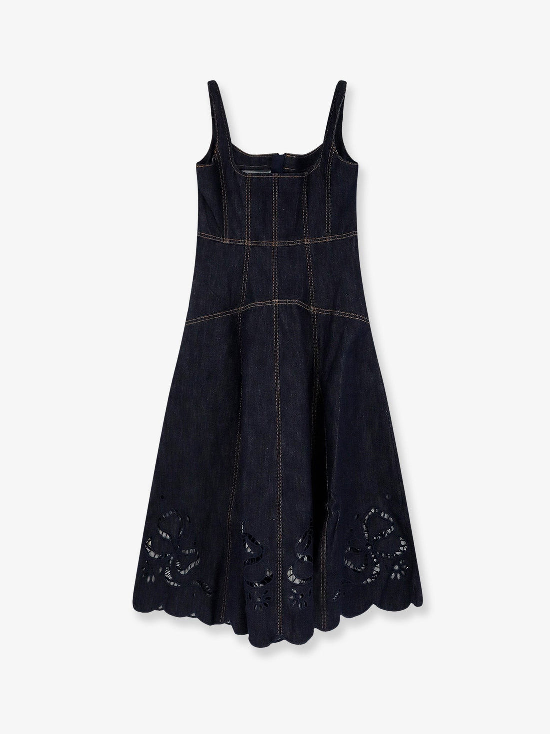 SELF PORTRAIT - Denim Midi Dress denim-midi-dress