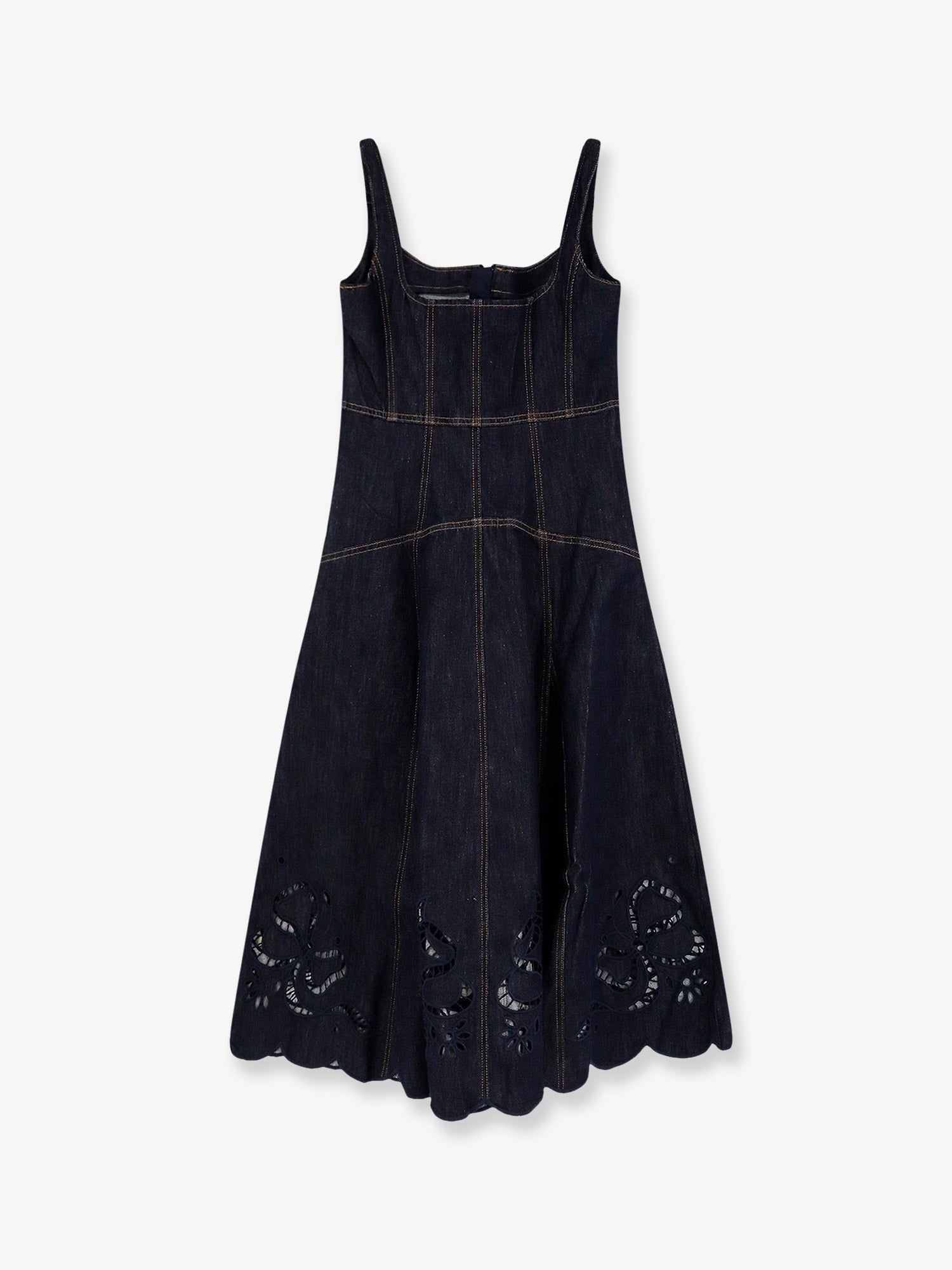 SELF PORTRAIT SELF PORTRAIT - Denim Midi Dress