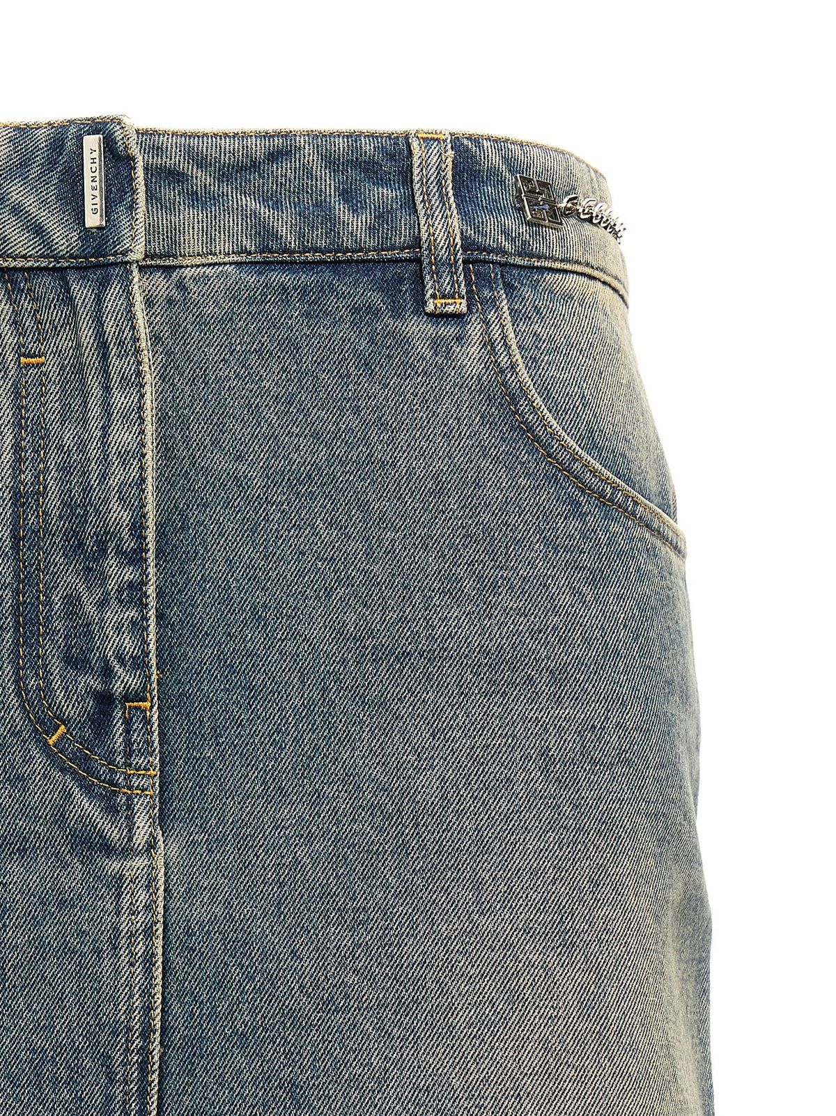 Givenchy - Denim mini skirt