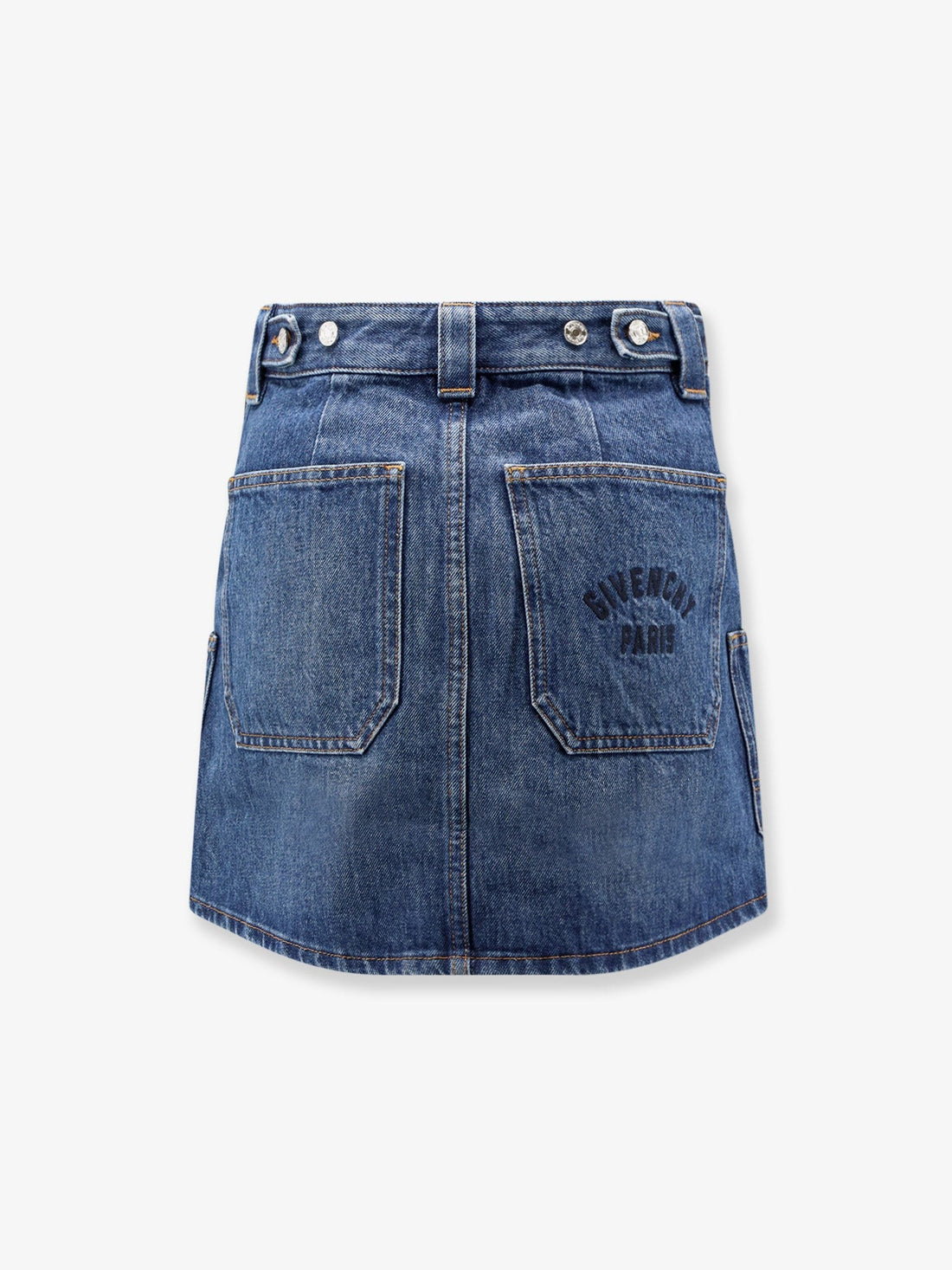 Denim mini skirt