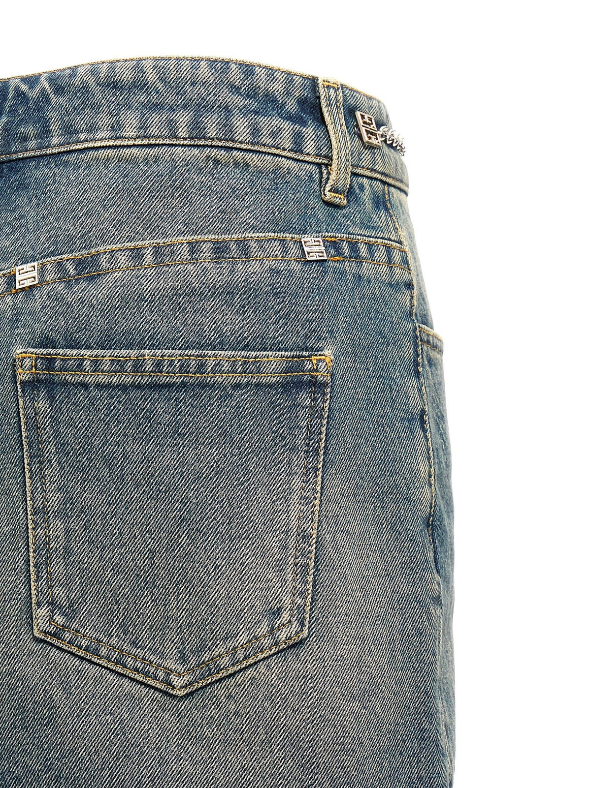 Givenchy - Denim mini skirt