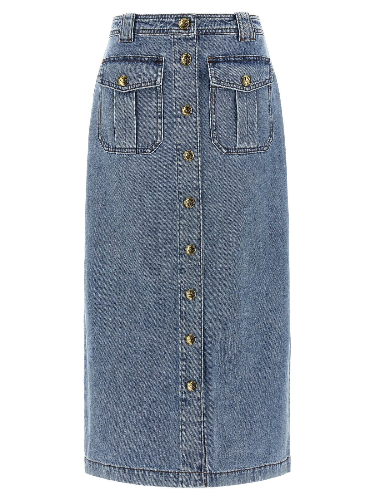 ZIMMERMANN - 'Denim Pencil' skirt