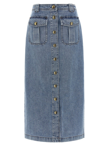 ZIMMERMANN - 'Denim Pencil' skirt