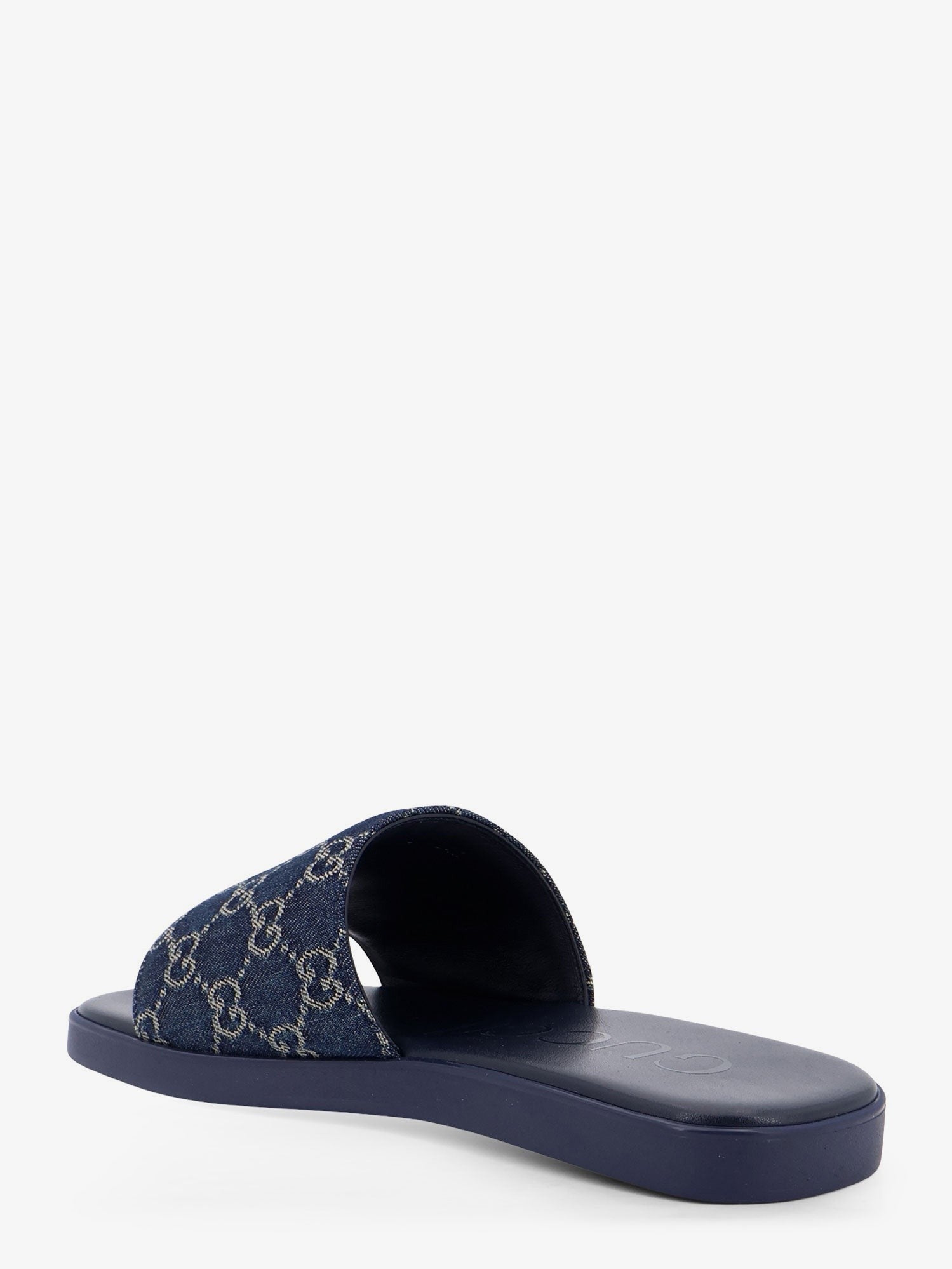Gucci - Denim sandals with GG motif
