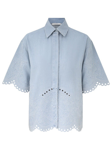 ZIMMERMANN - DENIM SHIRT "DAYLIGHT"