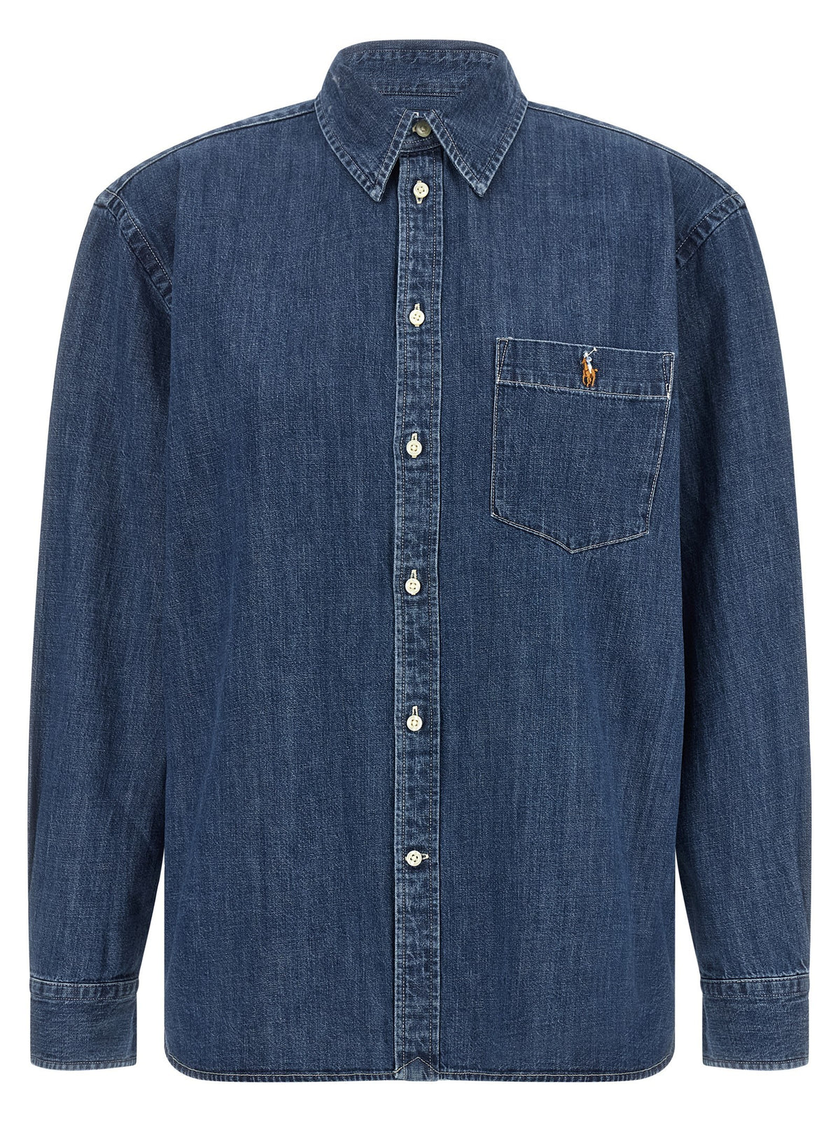 Polo Ralph Lauren - Denim shirt with logo embroidery