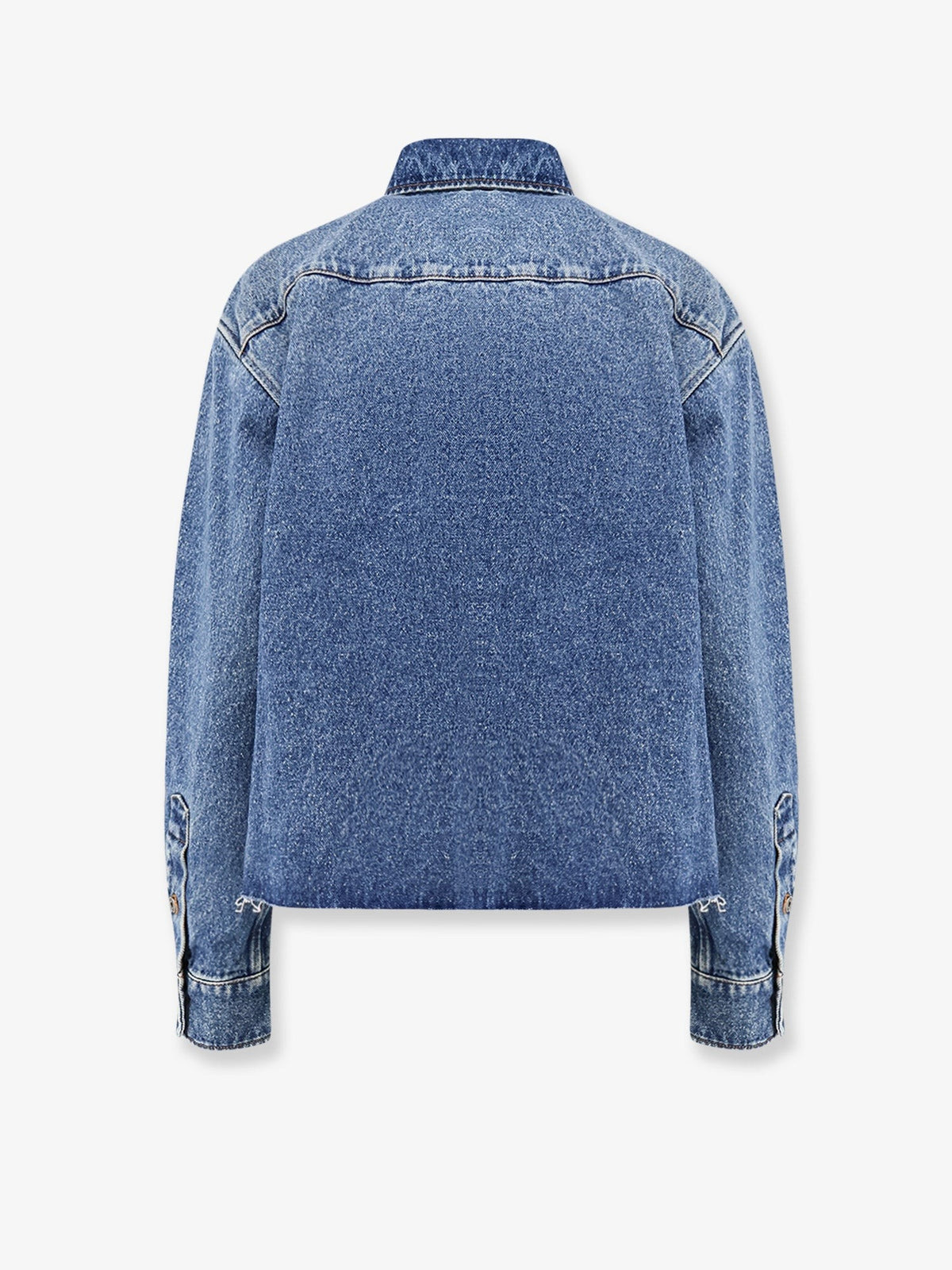 Miu Miu - Denim shirt with Logo Patch