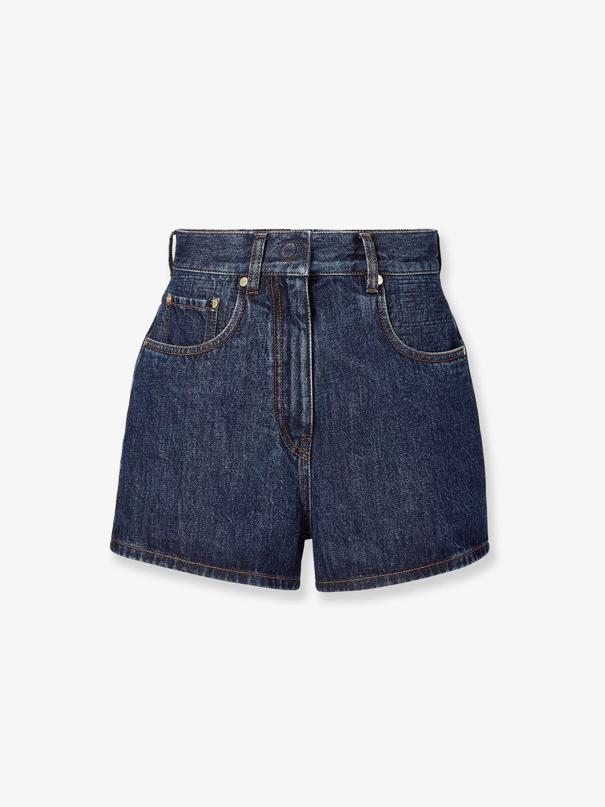 Fendi - 'FF padded' shorts denim-shorts_c244a1ec-517e-416c-8af9-1f6fbe578ed8