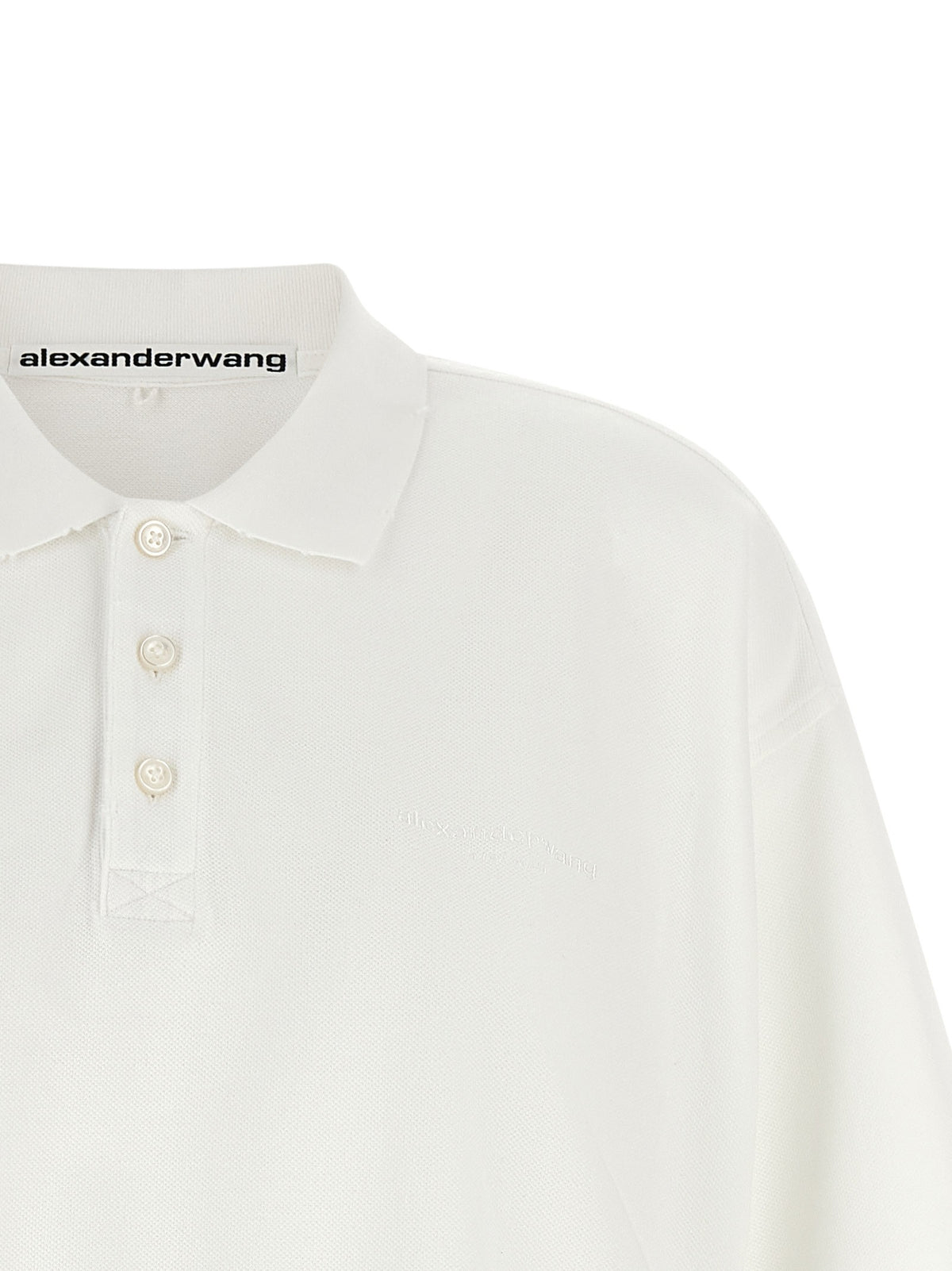 Alexander Wang - Denim skirt polo dress