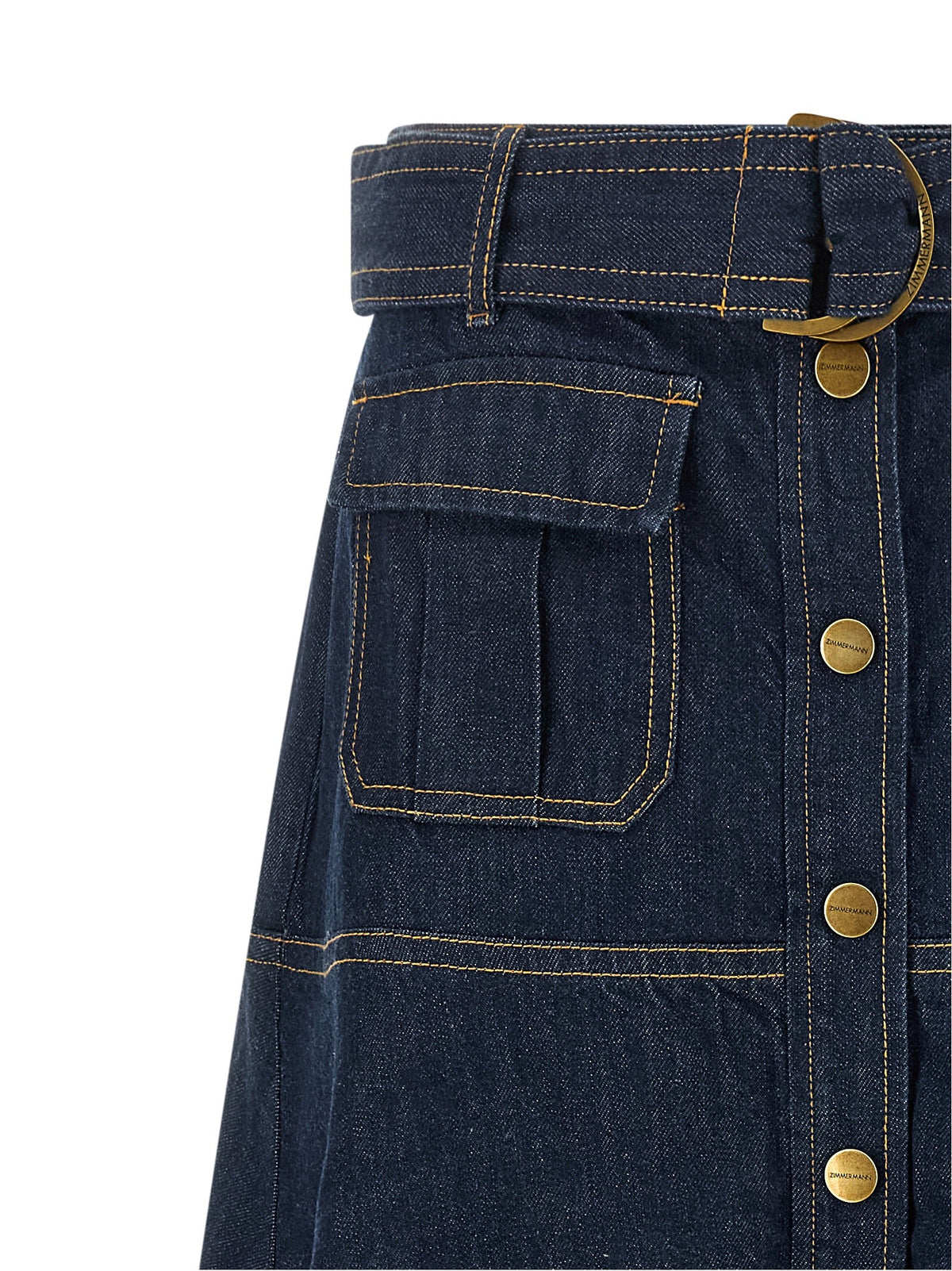 ZIMMERMANN - Denim skirt