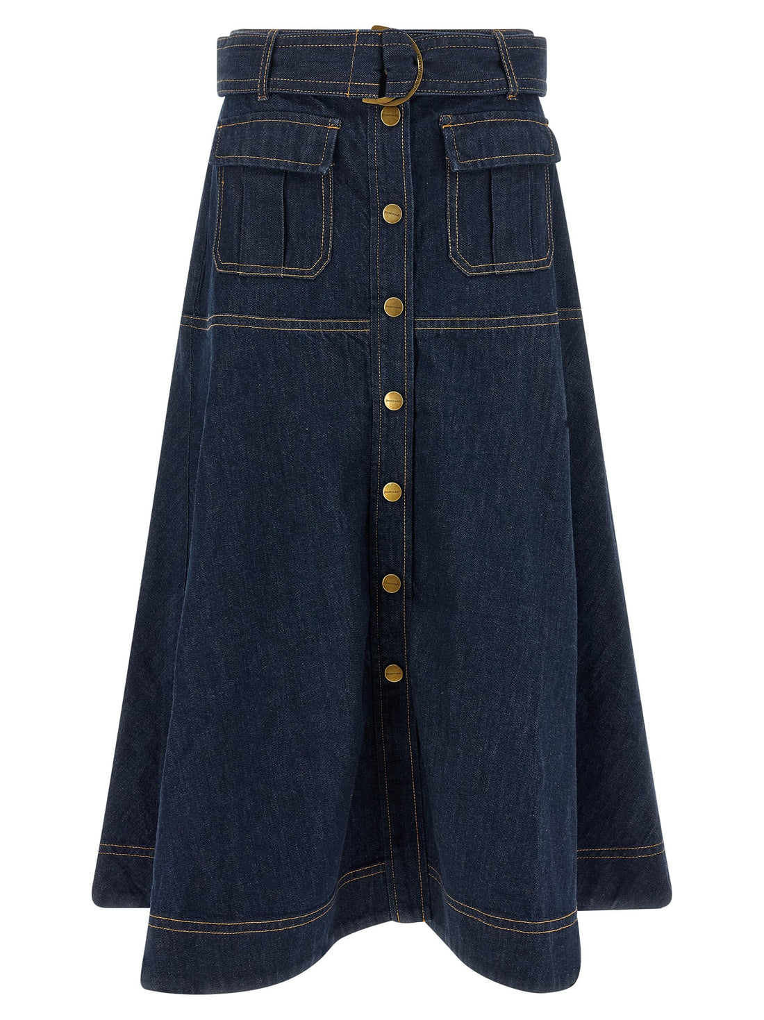 ZIMMERMANN - Denim skirt Blue