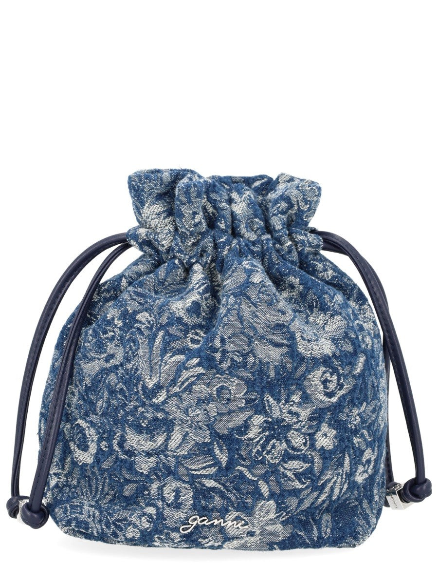 GANNI - DENIM "TAPESTRY" BAG denim-tapestry-bag