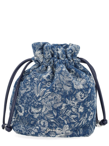 GANNI - DENIM "TAPESTRY" BAG denim-tapestry-bag
