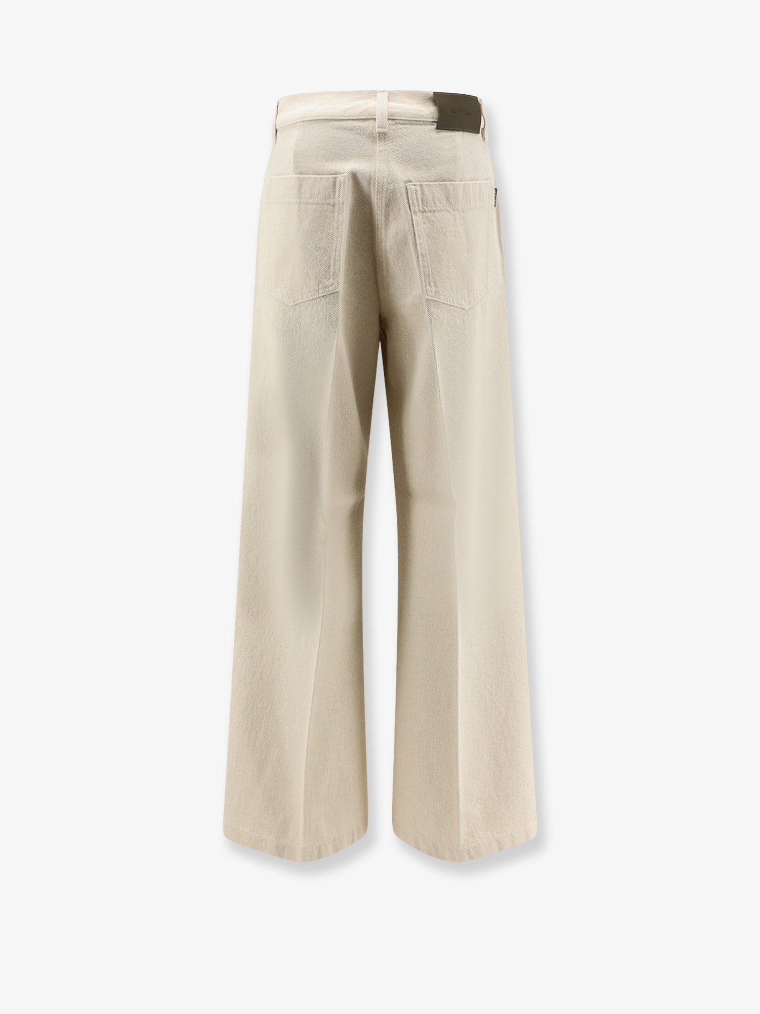 ASPESI - Denim trousers with back logo patch