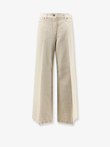 ASPESI - Denim trousers with back logo patch