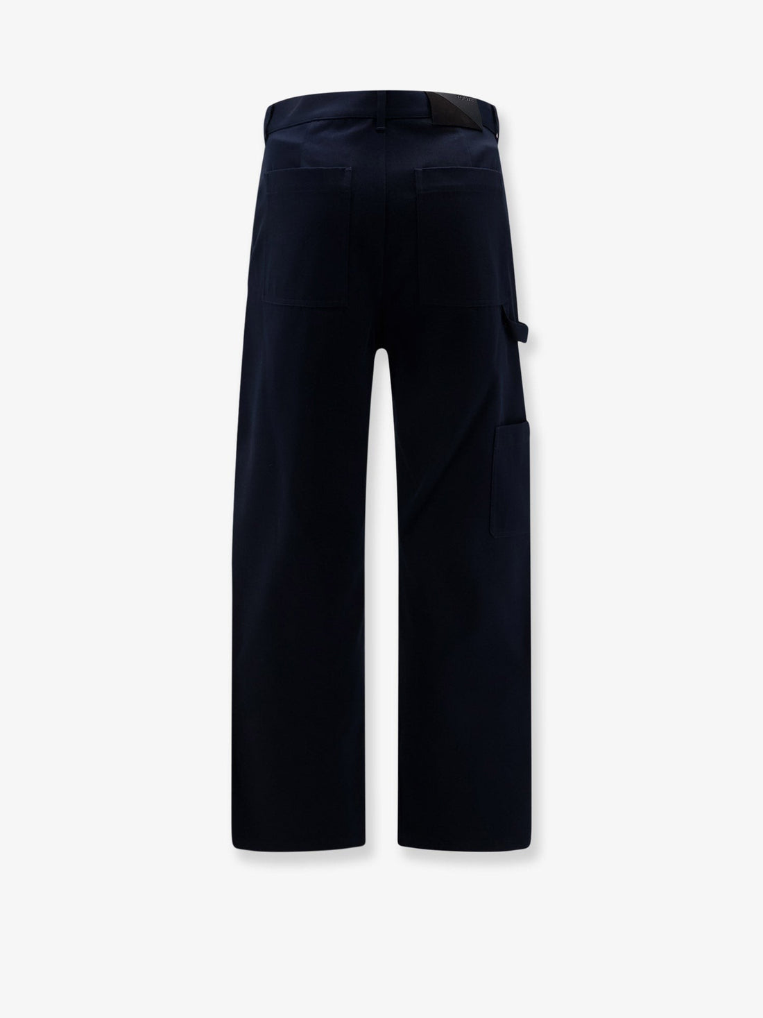 LOEWE - Denim trousers with contrasting embroidered logo denim-trousers-with-contrasting-embroidered-logo