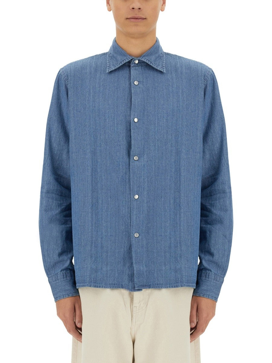 ASPESI ASPESI - DENIM "WEST" SHIRT