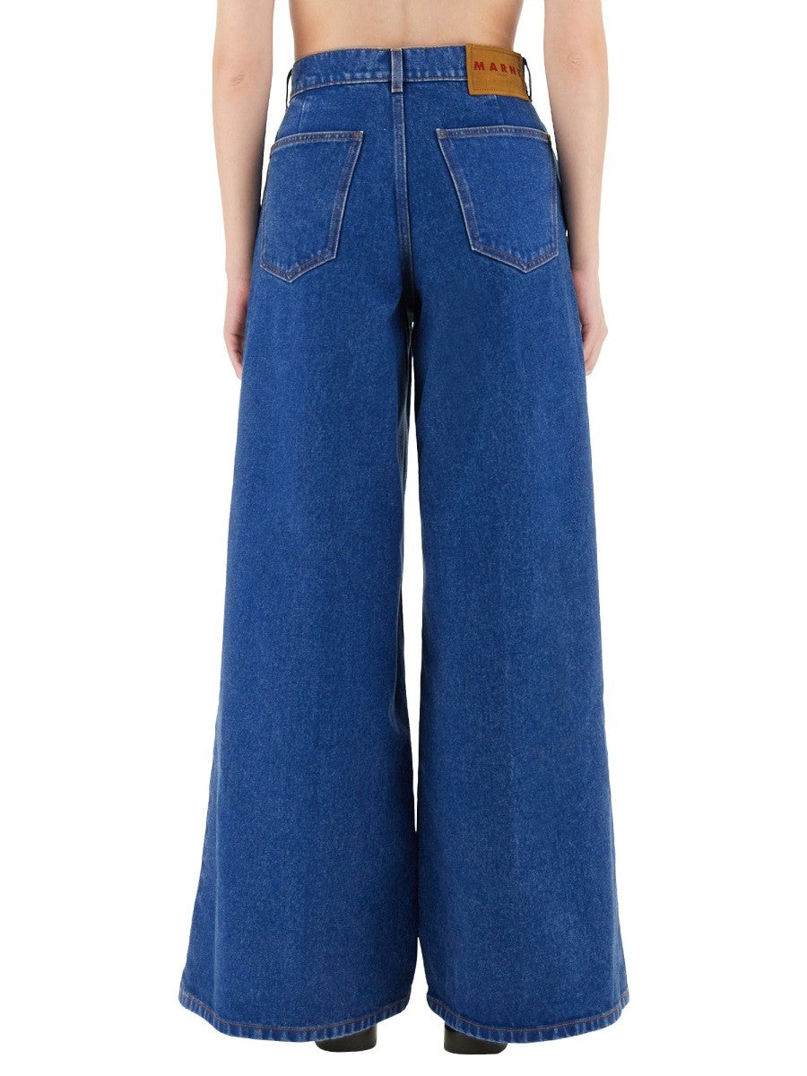 DENIM WIDE LEG JEANS