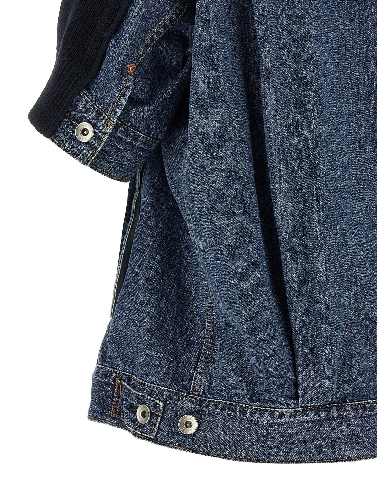 SACAI - 'Denim x Knit' cardigan