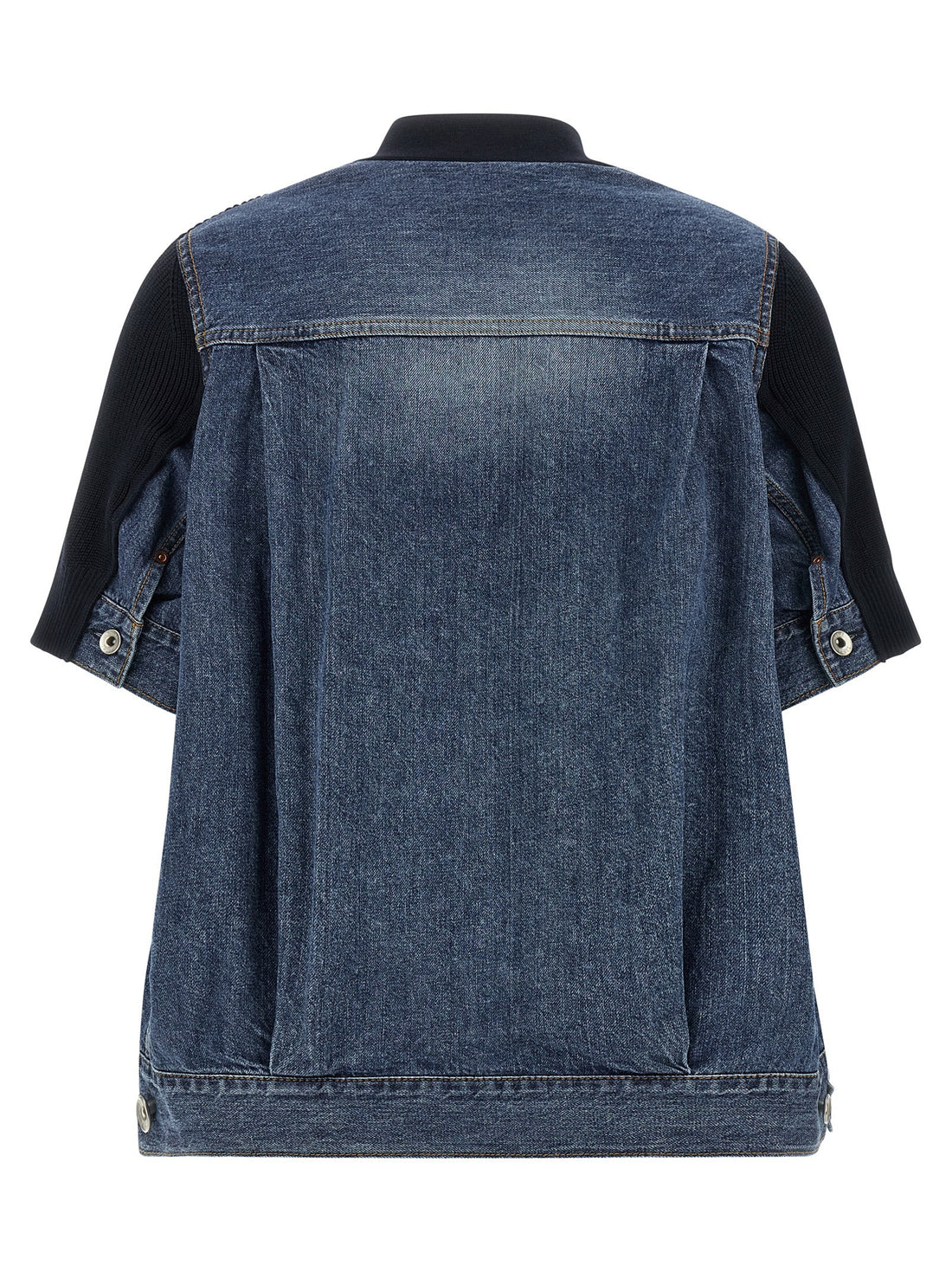 SACAI - 'Denim x Knit' cardigan