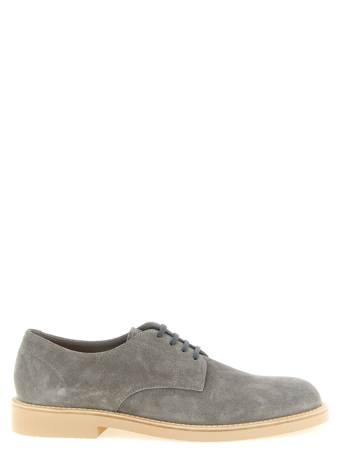 Brunello Cucinelli - 'Derby Light' lace up shoes gray