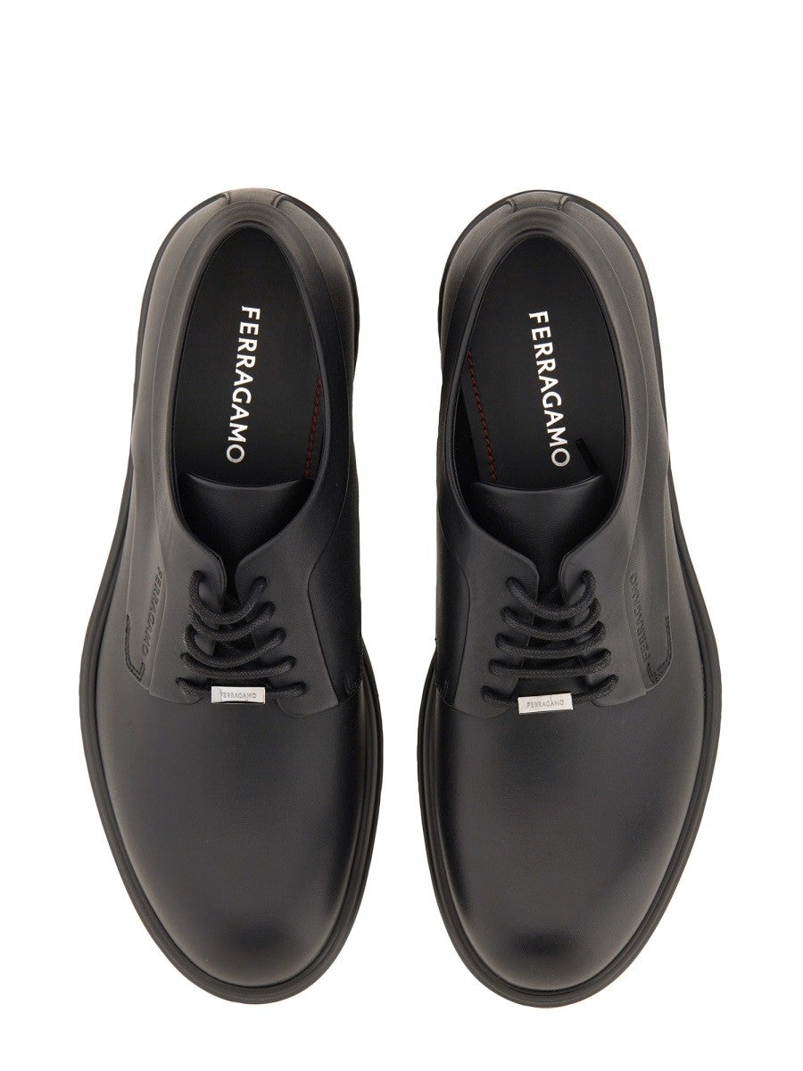 Ferragamo - DERBY WITH ORNAMENT