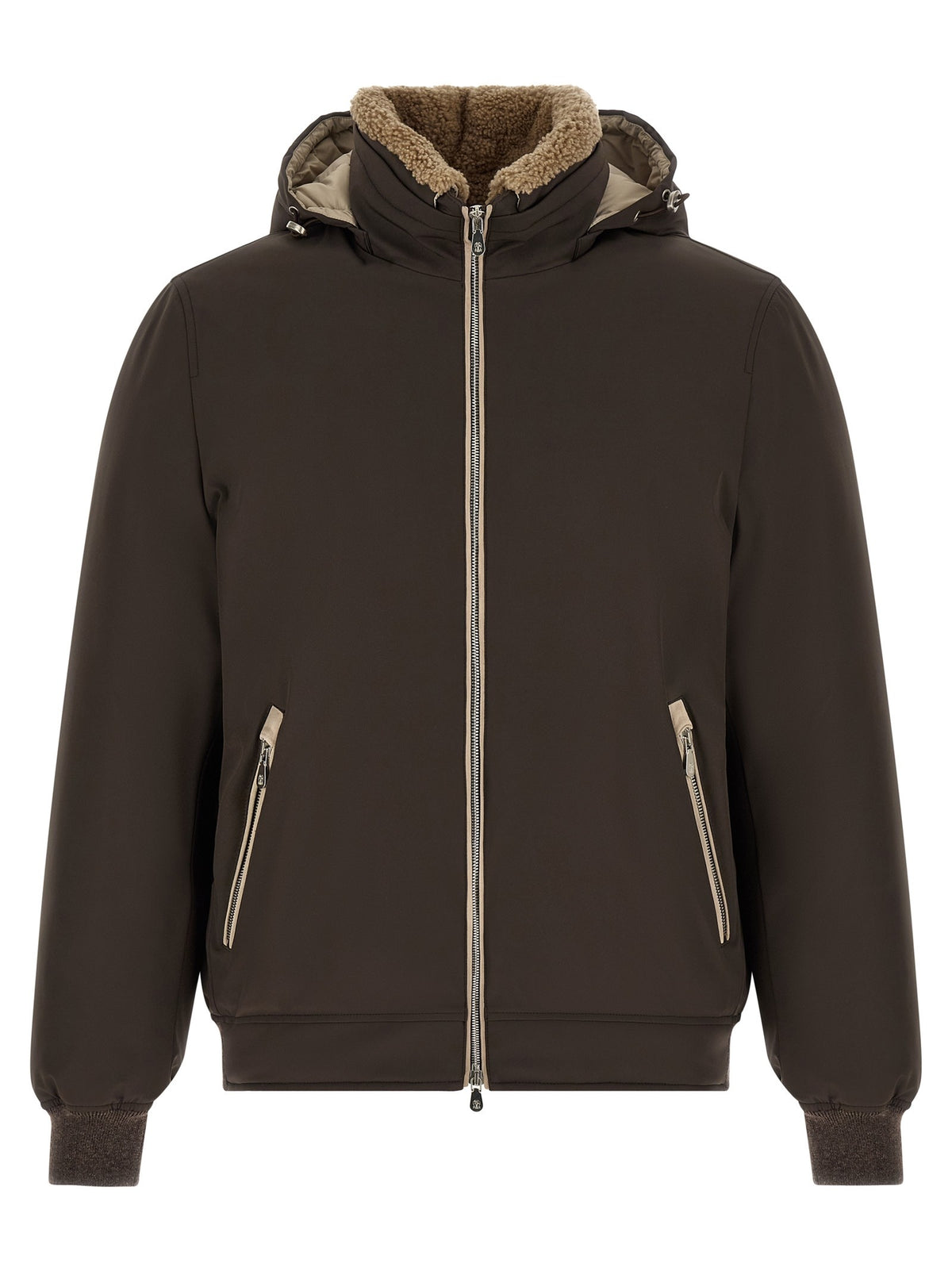 Brunello Cucinelli - Detachable hood down jacket